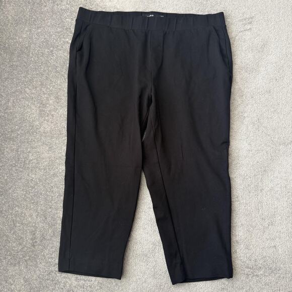 torrid Pants - Torrid Pants Womens 4X Black Pull On Ankle Crop Stretch Workwear Office Career